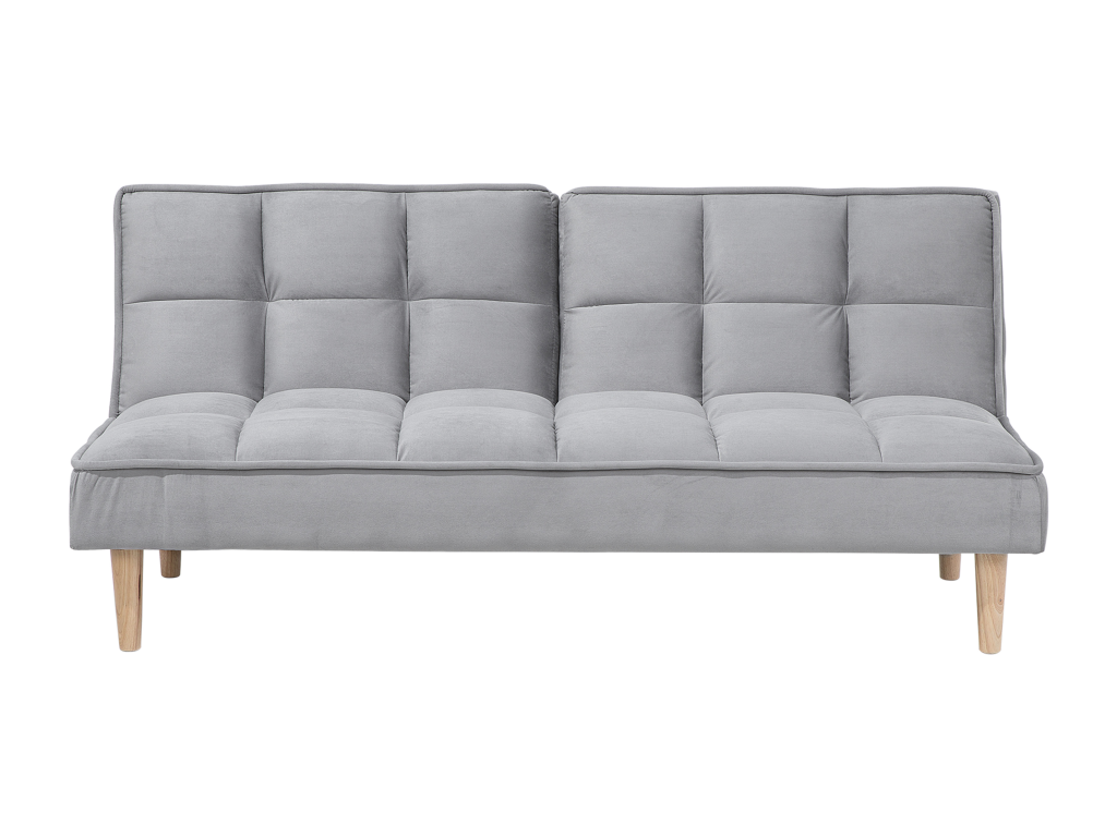 Sofá cama SILJAN Gris claro Gris