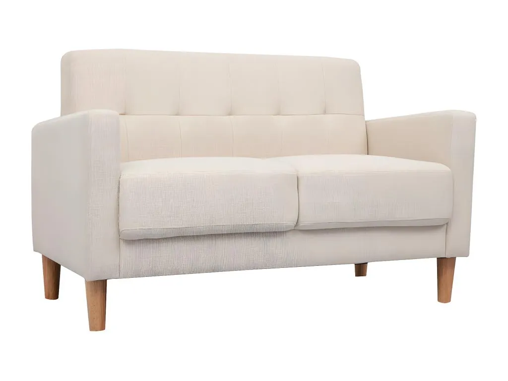 Sofá diseño 2 plazas beige MOON