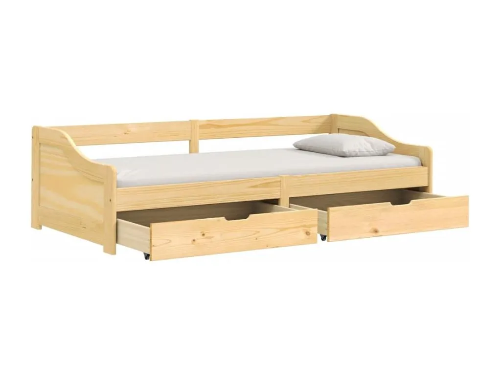 Sofá cama con 2 cajones Patriciabaezcasa maciza Patriciabaezcasa 90x200cm