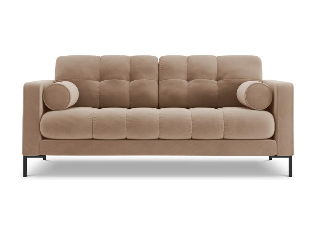 Nidolux- Sofá 2 plazas de beige- 152x92x75cm