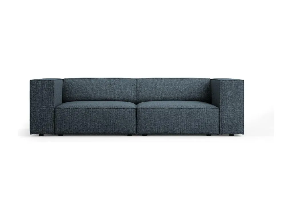 Casabellaes - Sofá Casabellaes 3 plazas de tejido chenilla azul Casabellaes - 204x102x70cm 15395RPUW
