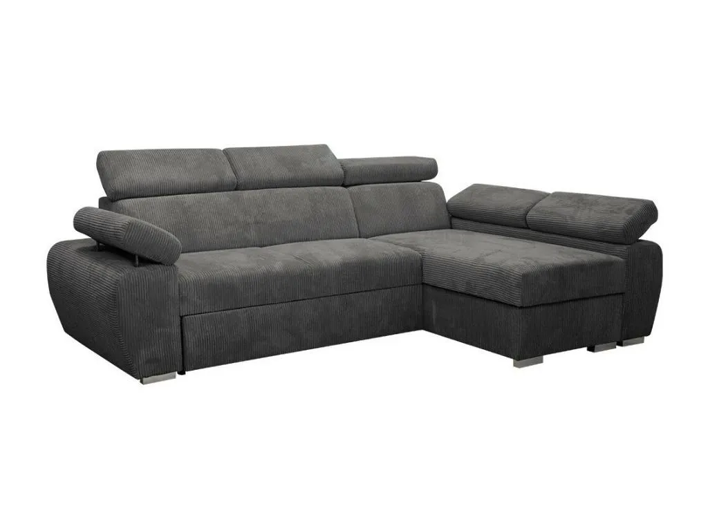 Sofá rinconero Micasacool 192 Gris Función de descanso Caja de ropa de cama 255x170cm