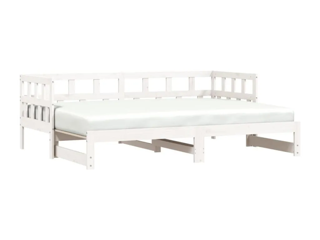 Lluesmamuebles Sofá cama Lluesmamuebles maciza de Lluesmamuebles blanco 90x190 cm