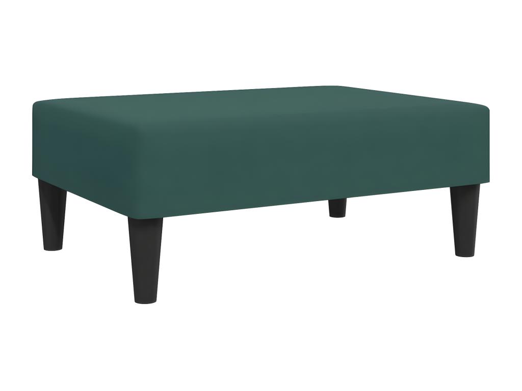 Sofá cama de 2 plazas con taburete Nidolux verde oscuro