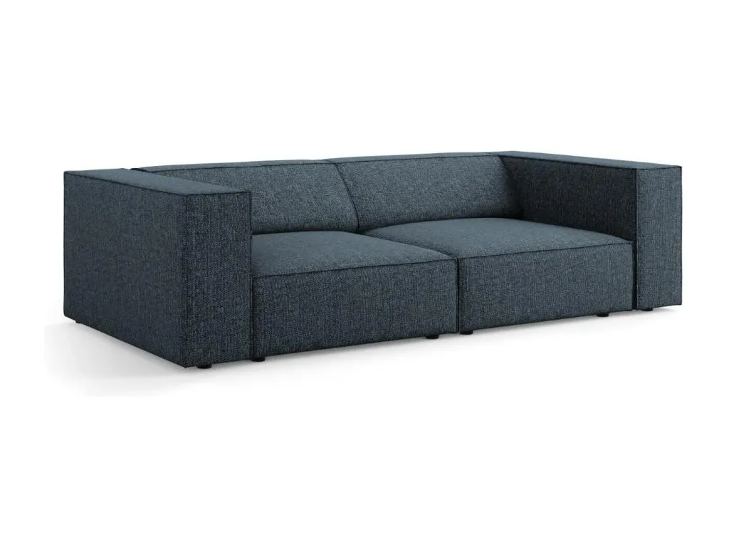 Casabellaes - Sofá Casabellaes 3 plazas de tejido chenilla azul Casabellaes - 204x102x70cm 15395RPUW